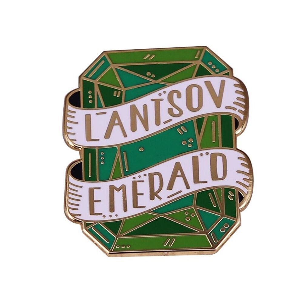 Shadow And Bone Lantsov Emerald No Mourners No Funerals Enamel Pins 392